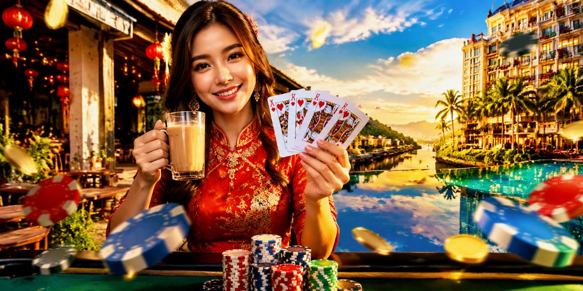 Suasana permainan kad bergaya Ipoh Malaysia di kanqiu88