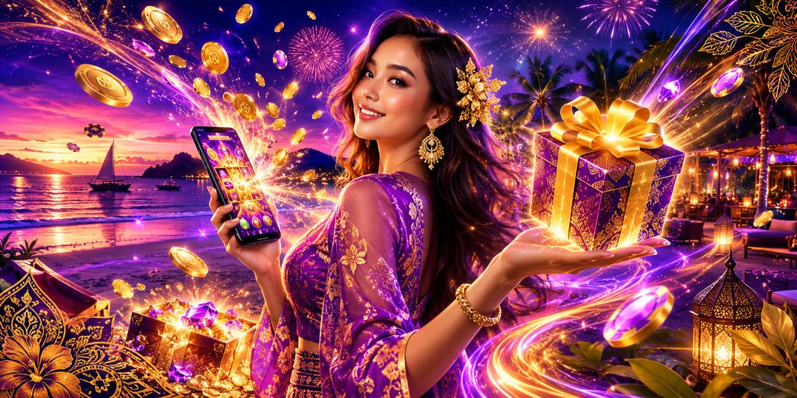 Pemain menikmati permainan slot online bergaya Langkawi Malaysia
